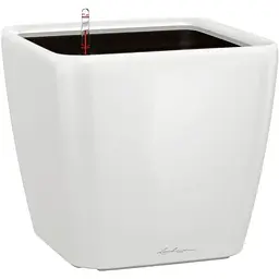 Вазон Lechuza Quadro Premium LS, 53 л, білий (16280)