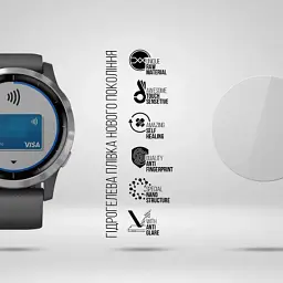 Плівка захисна Armorstandart Matte hydrogel Garmin Vivoactive 4 4 pcs (ARM92037) - мініатюра 2