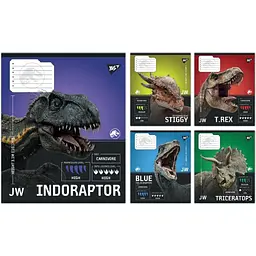 Упаковка зошитів Yes Jurassic World Strength and Power учнівський загальний 10 шт./48 кл. (767672)