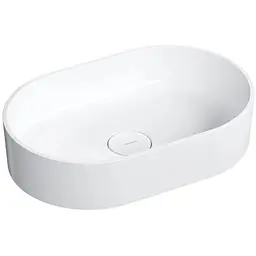 Умивальник Omnires Ovo 55x36 white OVOUNBP, Білий