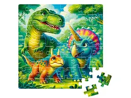 Пазли VLADI TOYS Доісторичні друзі DT1234-08 - мініатюра 3