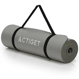 Килимок спортивний Actiget NBR 183 x 61 x 1 cм для йоги та фітнесу ACT0019 Grey