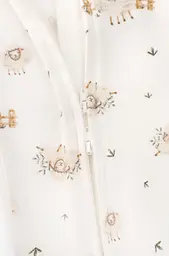 Трикотажный слип для малышей с застёжкой-молнией Baby Sheep - миниатюра 4