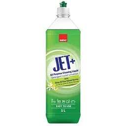 Рідина для чищення ванн Sano Jet+ Універсальний засіб для прибирання З цитрусовою олією 1 л (7290102992898)