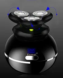 Електробритва Kemei Km-1109 (сухе та вологе гоління) - мініатюра 8