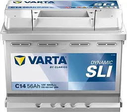 Акумулятор Varta Dynamic SLI 12В 56Аг 480А (EN) R+ (556400048)