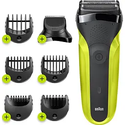 Електробритва Braun Series 3 300BT Black/Green - мініатюра 5