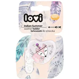 Тримач для пустушки Lovi Indian Summer Girl сірий (10/883) - мініатюра 2