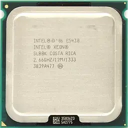 Процесор Intel Xeon E5430 SLBBK LGA771 (LGA775) 2.66 GHz, 80W Б/В
