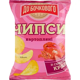 Чипси картопляні До Бочкового зі смаком Краб 100 г