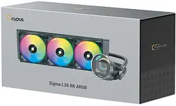 СВО Ocypus Sigma L36 BK ARGB 360мм Black (SIGMA-L36-BK3AAWWN00X-GL) - мініатюра 14