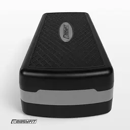 Степ-платформа EasyFit Step-B 2-ступінчаста чорно-сіра - мініатюра 4