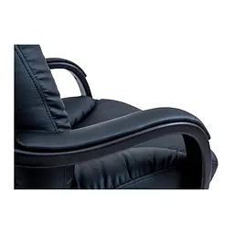 Крісло Richman Максимус Комплектація Вуд Люкс Венге Механізм M-3 (Multiblock) Оббивка Шкіра Люкс Комбінована Чорна - мініатюра 5