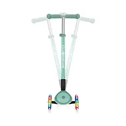Самокат Globber Primo foldable plus lights, колеса з підсвічуванням, м'ятний (439-206) - мініатюра 7