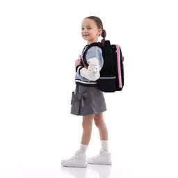 Рюкзак GoPack Education 165S Heart Чорно-рожевий (GO26-165S-2) - мініатюра 18