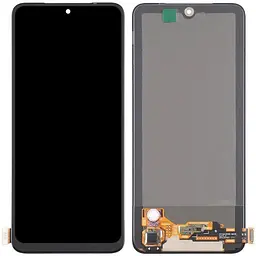 Дисплей Xiaomi Redmi Note 10 / Redmi Note 10S / Poco M5s чорний, Amoled, оригінал PRC переклеєне скло