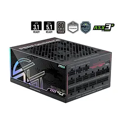Блок живлення MSI 1300W (MPG Ai1300TS PCIE5)