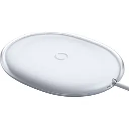 Бездротовий зарядний пристрій Baseus Jelly 15W White [WXGD-02] [94345] - мініатюра 2