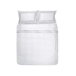 Підковдра з наволочками Penelope - Trio white білий 240x220+50x70 (2)