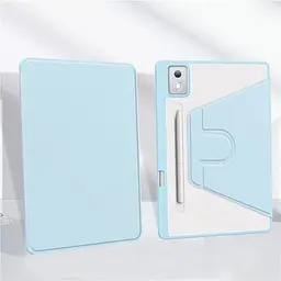 Чохол Lenovo Idea Tab Pro 12.7 2025 TPUCristal Pen holder 360 Голубий - мініатюра 4