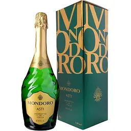 Уцінка. Вино ігристе Mondoro Asti, біле, солодке, DOCG, 7,5%, 0,75 л, в коробці (14007) - мініатюра 1