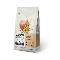 Сухий корм для дорослих котів Ginseng Well-Being 2 кг