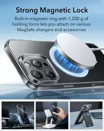 Матовий чохол ESR Zero Clear Case (HaloLock) Frosted Grey для iPhone 16 Pro (1A7730402) - мініатюра 5