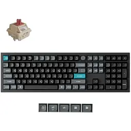 Клавіатура бездротова Keychron Q6 Ultra Keychron Red Switch Black RGB (Q6U-M1-UA)