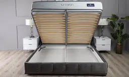 Ліжко 1,8 Теана з підйомним механізмом сіре - мініатюра 5