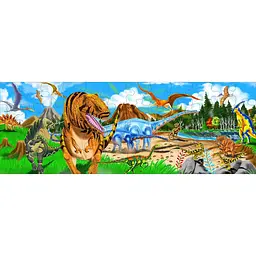 Мега-пазл Melissa&Doug Країна динозаврів, 48 елементів (MD10442)
