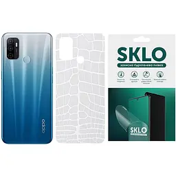 Захисна плівка SKLO Back (тил) Transp. для Oppo A5 (2020) / Oppo A9 (2020) Прозорий / Croco