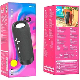 Портативна колонка XPRO BR19 5Вт USB AUX FM Bluetooth чорна (ЦУ-00034638) - мініатюра 3