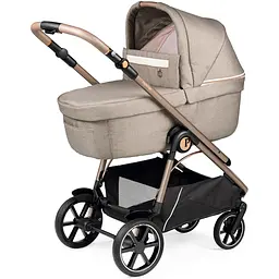 Коляска 3 в 1 Peg-Perego Veloce Mon Amour Belvedere SLK з підставкою до люльки рожеве золото - мініатюра 2