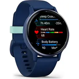 Смарт-годинник Garmin Vivoactive 5 Metallic Navy Aluminum Bezel with Navy Case and Silicone Band [010-02862-12] [111829] - мініатюра 5
