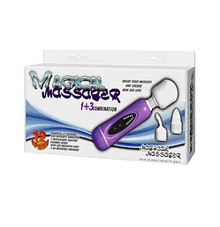Вібромасажер Baile Magical Massager, 20 см (фіолетовий) - мініатюра 10