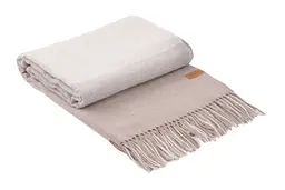 Плед Ardesto Leonardo Moon 140x200 см 5% кашемір 40% вовна 35% акрил 20% п/е сірий pbe0050442 - мініатюра 10