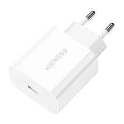Зарядний пристрій Essager USB-C PD20W white (ECTC-FJB02-P) - мініатюра 2
