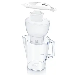Фільтр-глечик Brita Aluna Memo MXPro з фільтр-картриджем 3 шт. білий 2.4 л (1053054) - мініатюра 2