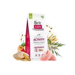 Сухий корм Brit Care Dog Sustainable Activity для собак з підвищеною активністю, з куркою та комахами, 12 к - мініатюра 6