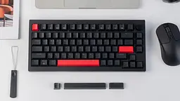 Клавіатура Lemokey X4 84Key Keychron Brown USB-A QMK/VIA Hot-Swap EN/UKR RGB Black (X4-H3-UA) - мініатюра 2