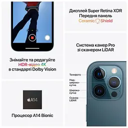 Смартфон iPhone 12 Pro Max 128GB Model A2411 Grade C Seller Refurbished Gold - мініатюра 5