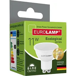Світлодіодна лампа Eurolamp LED Ecological Series, MR16, 11W, GU10, 4000K (50) (LED-SMD-11104(P)) - мініатюра 4