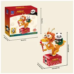 Конструктор Pantasy Kung Fu Panda Косрайдер По (86510) - мініатюра 3