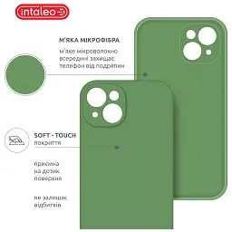 Чохол до мобільного телефона Intaleo SoftShell Apple iPhone 14 Plus Green (1283126562372) - мініатюра 5