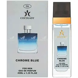 Парфумована вода для чоловіків COCOLADY 40мл "CHROME BLUE" аромат Azzaro Chrome