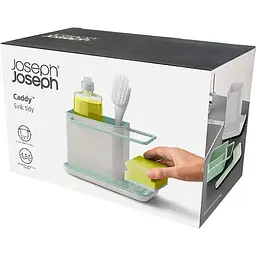 Органайзер для раковини стаціонарний Joseph Joseph Caddy Stone Green (851649) - мініатюра 5