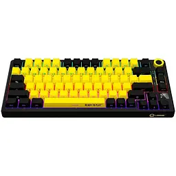 Клавіатура Lorgar KBP7075W Wireless Pro 75% Exploded Black Yellow EN/UA (LRG-KBP7075W-YL-US) - мініатюра 3