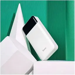 Акумулятор портативний Hoco J102A Cool figure 20W 20000mAh білий 6931474783639 - мініатюра 2