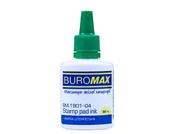 Фарба штемпельна Buromax 30мл зел