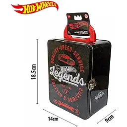 Контейнер Hot Wheels для 18 машинок вінтажний чорний (HWCC22B) - мініатюра 4